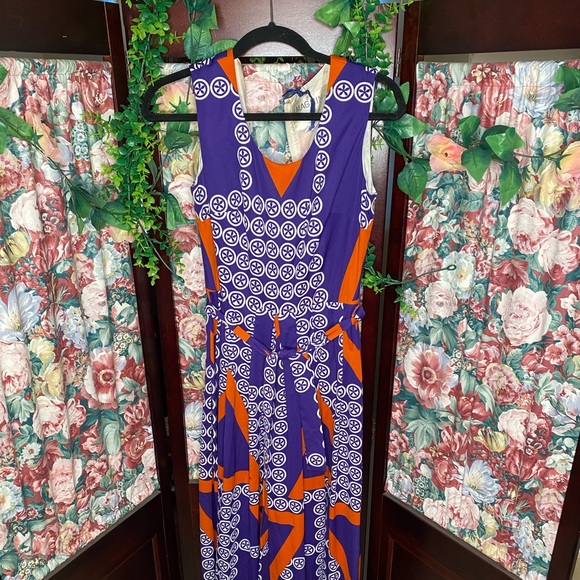 1970s printed jumpsuit set - Picture 1 of 4